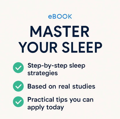 Master Your Sleep Ebook | Natural Sleep Improvement PDF Guide | Digital Download for Better Rest, Wellness & Insomnia Relief