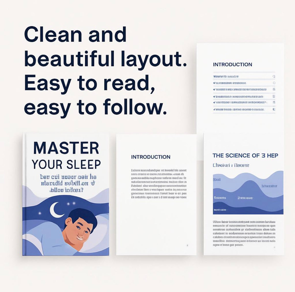 Master Your Sleep Ebook | Natural Sleep Improvement PDF Guide | Digital Download for Better Rest, Wellness & Insomnia Relief
